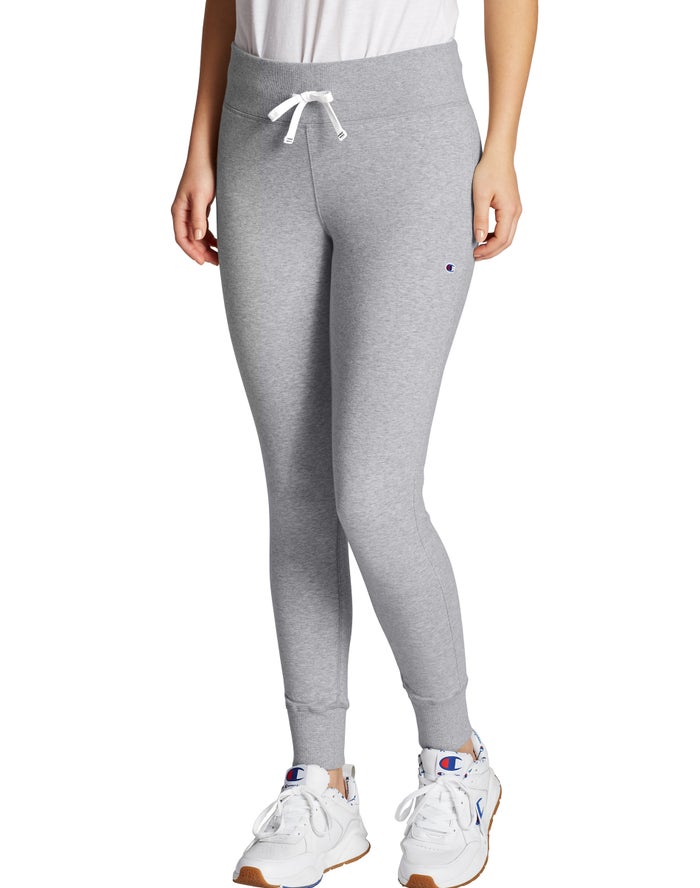 Champion Womens Leggings NZ - Jogger Grey ( 7284-LCNAU )